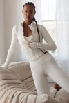 Airbrush Corset Full Zip Jacket - Ivory