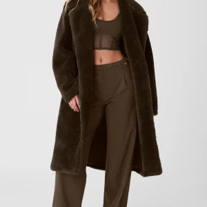 Oversized Sherpa Trench - Espresso