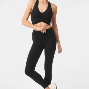 7/8 High-Waist Airbrush Legging - Black