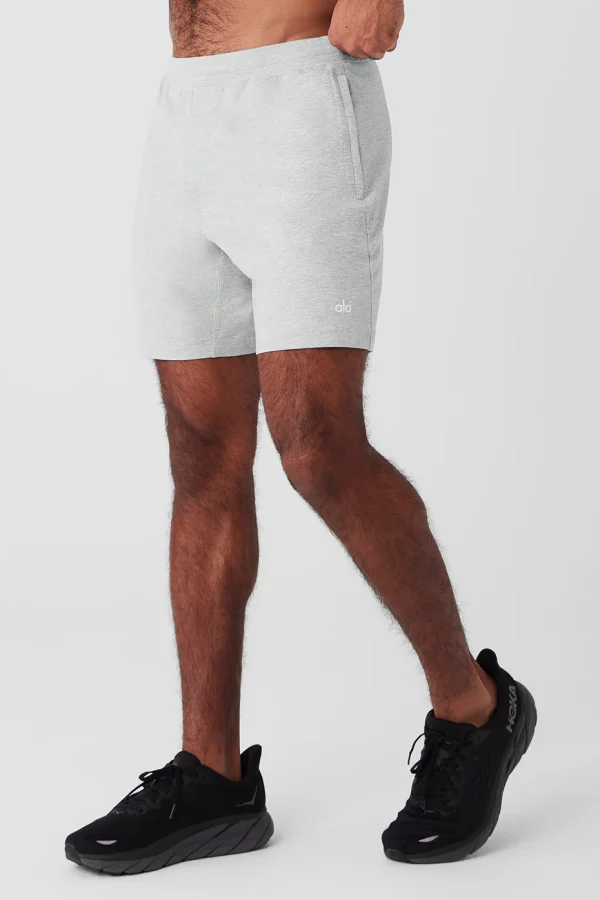 7 Conquer React Performance Short - Athletic Heather Grey