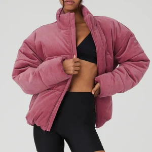 Corduroy Stage Puffer - Mars Clay