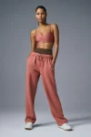 Accolade Straight Leg Sweatpant - Soft Terracotta