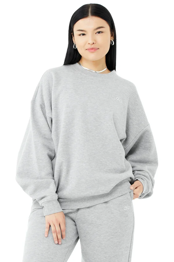 Accolade Crew Neck Pullover - Athletic Heather Grey