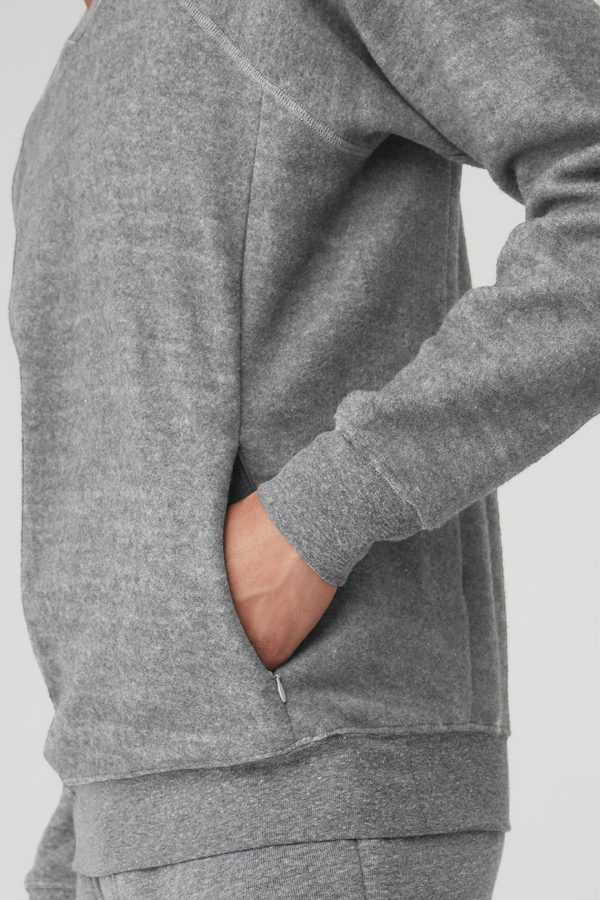 Triumph Crew Neck Sweatshirt - Grey Triblend