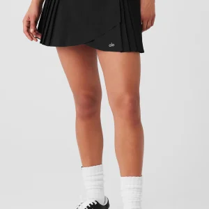 Aces Tennis Skirt - Black