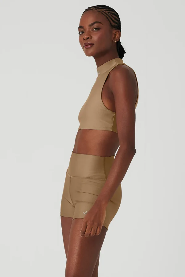 Airlift Fuse Bra Tank - Gravel