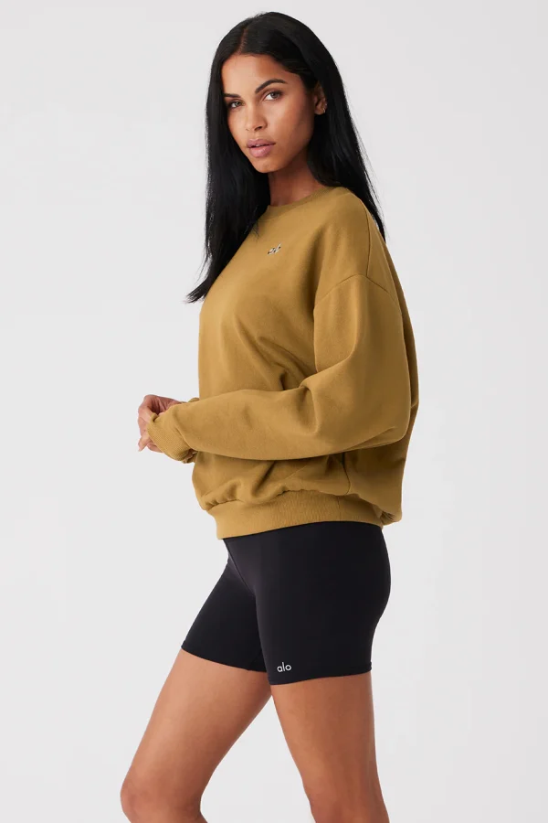 Accolade Crew Neck Pullover - Golden Olive Branch