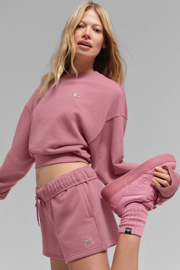 ALO Recovery Mode Sneaker – Pink Wild Rose