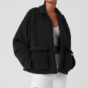 Voyage Utility Cargo Jacket - Black