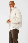 Corduroy Stage Puffer - Bone