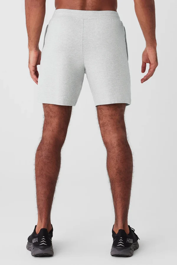 7 Conquer React Performance Short - Athletic Heather Grey