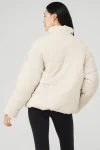 Corduroy Stage Puffer - Bone