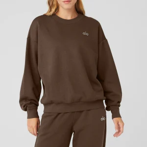 Accolade Crew Neck Pullover - Espresso
