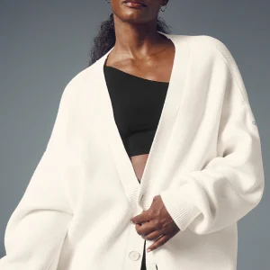 Scholar Cardigan Sweater - Ivory