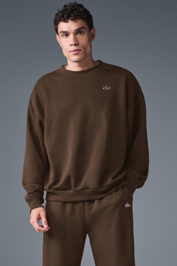 Accolade Crew Neck Pullover – Espresso