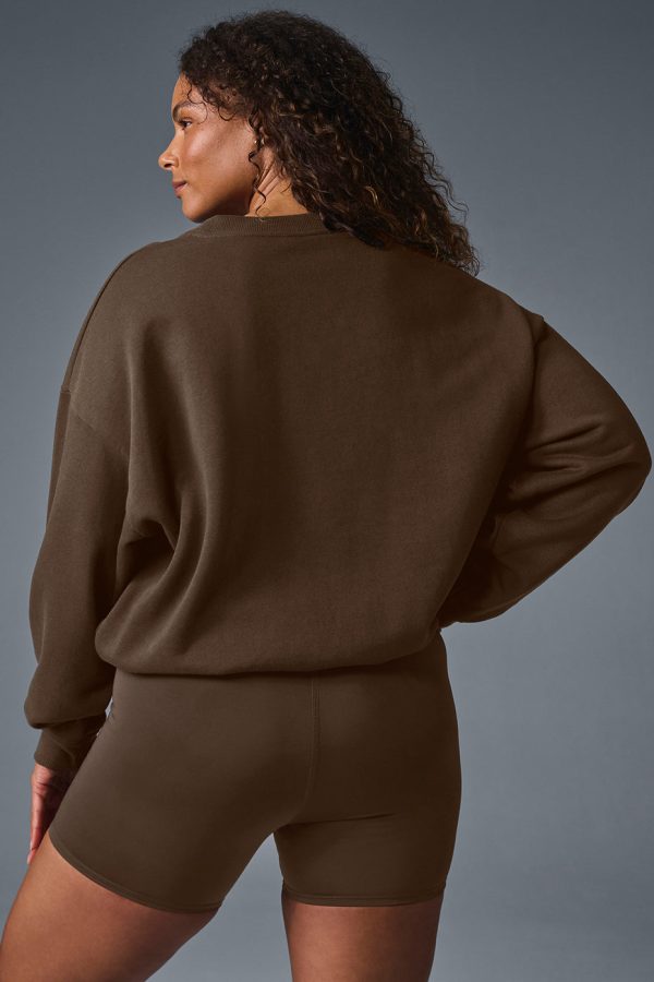 Accolade Crew Neck Pullover – Espresso