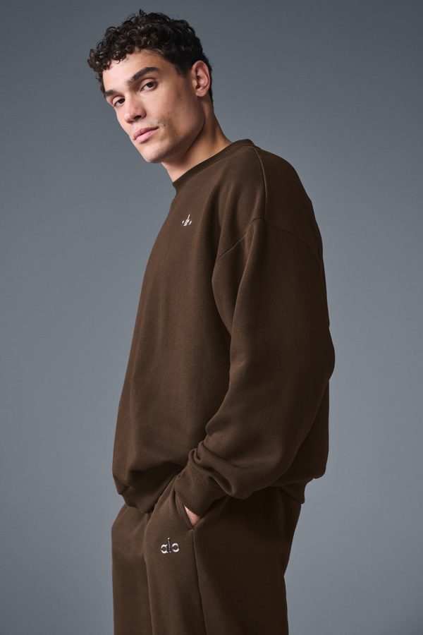 Accolade Crew Neck Pullover – Espresso