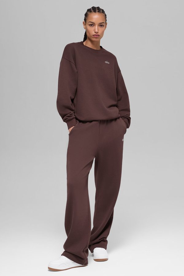 Accolade Crew Neck Pullover – Brownstone