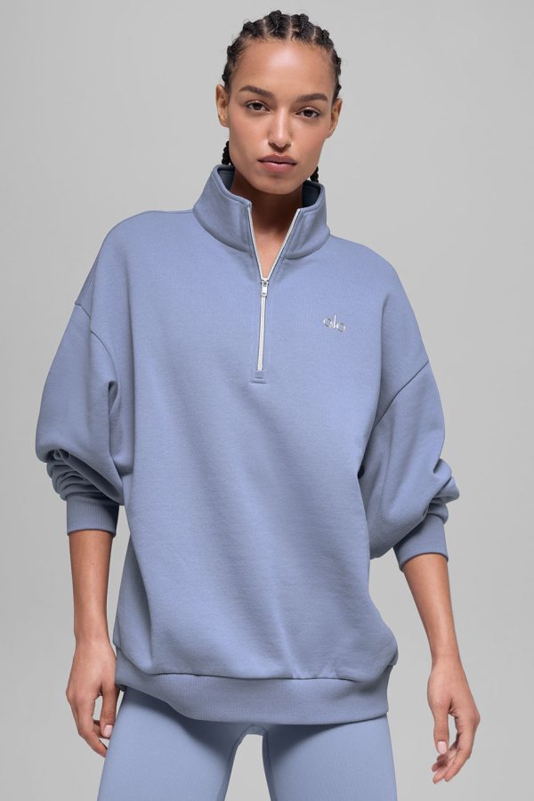 Accolade 1/4 Zip Pullover – Winter Frost