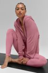 Sweet Escape Zip Up Hoodie – Pink Wild Rose