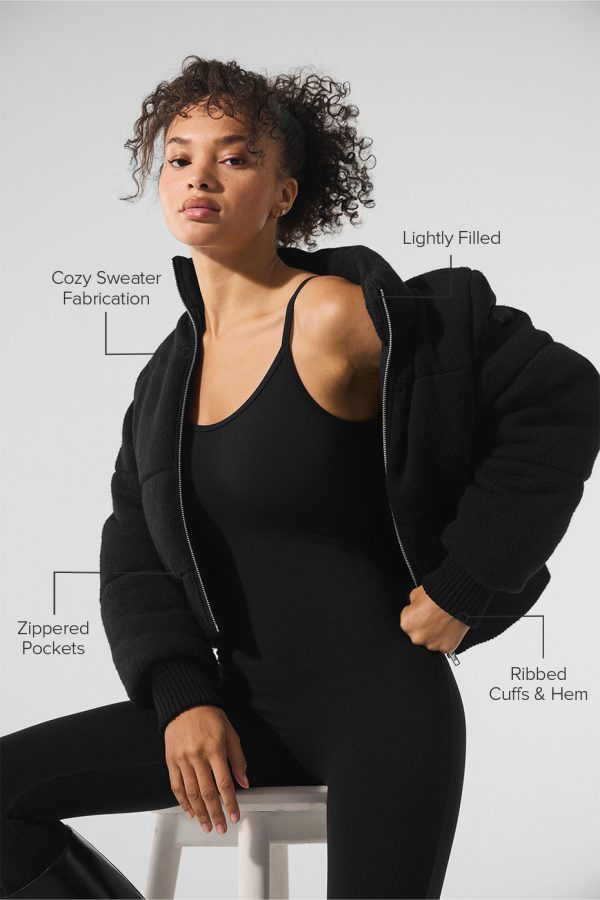 Darling Sweater Puffer ?C Black