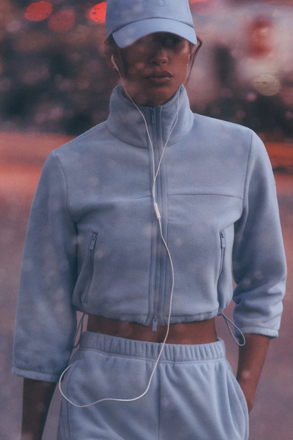 Polar Fleece Retreat Cropped Jacket ?C Winter Frost