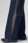 High-Waist Origin Wide Leg Track Pant – Navy/Black