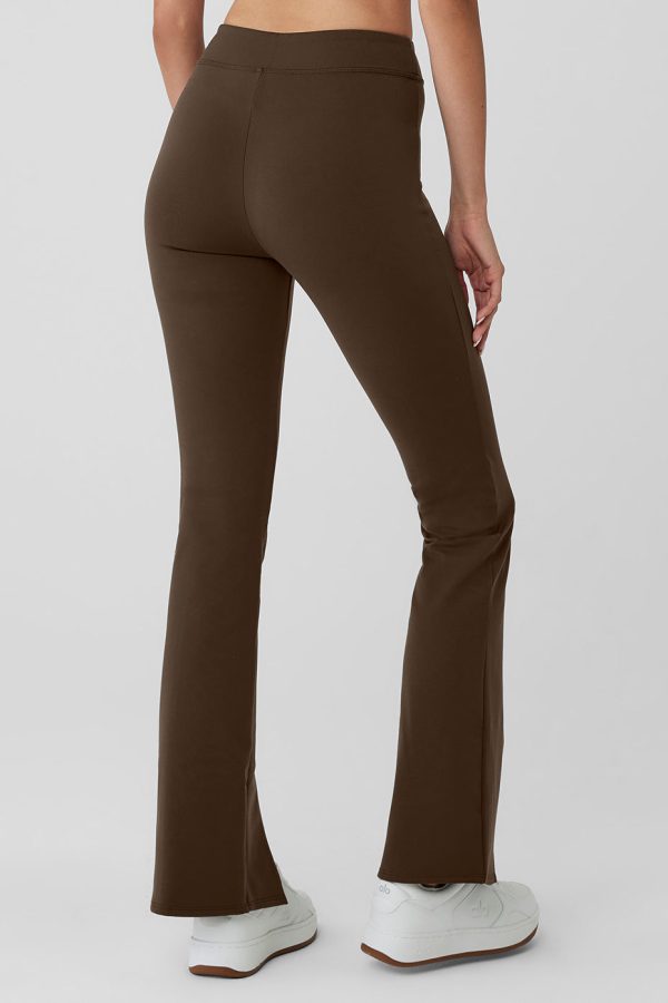 Airbrush High-Waist Flutter Legging – Espresso