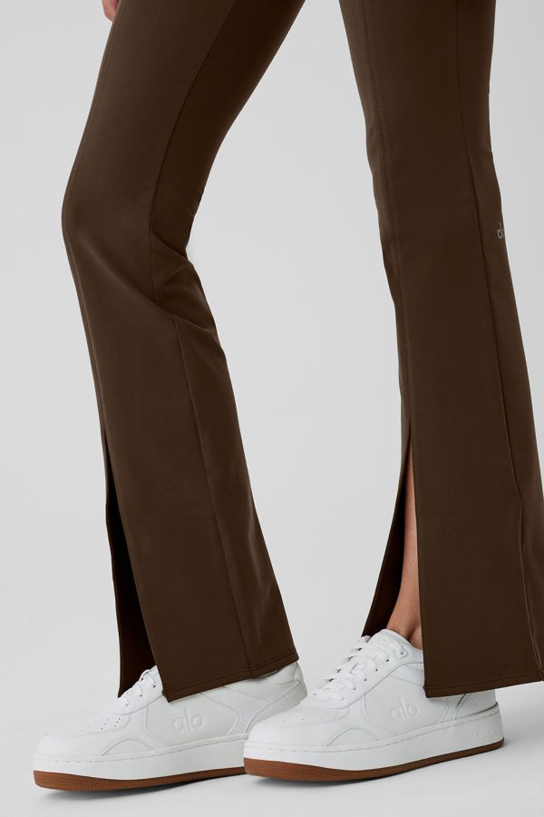 Airbrush High-Waist Flutter Legging – Espresso