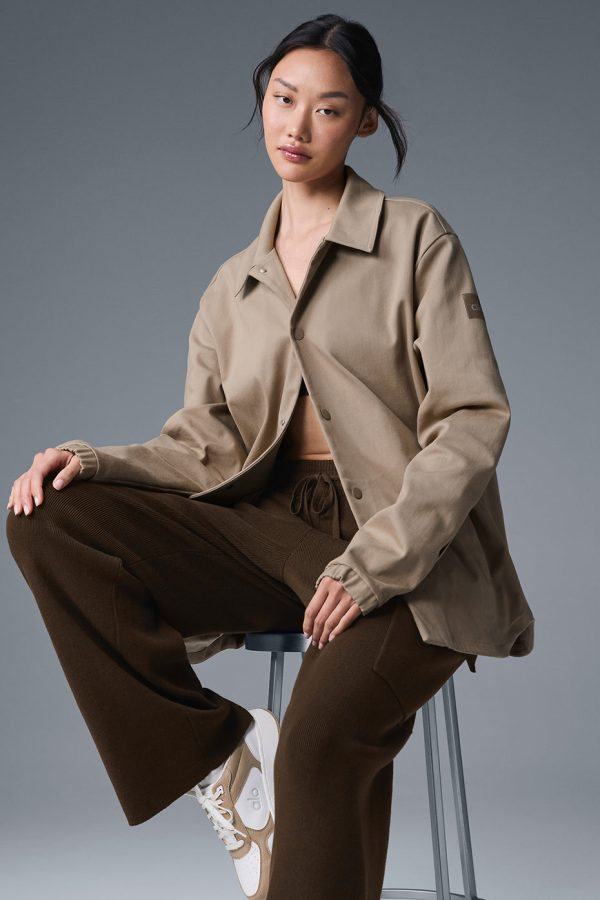 Edition Sueded Jacket ?C Gravel