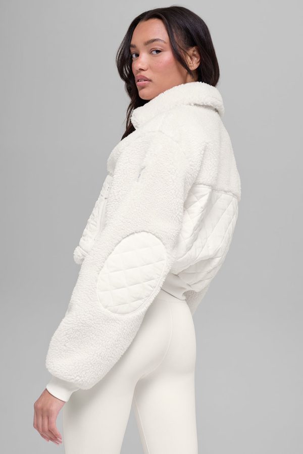 Sherpa Edge Bomber ?C Ivory