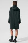 Rain Or Shine Long Coat ?C Charcoal Green