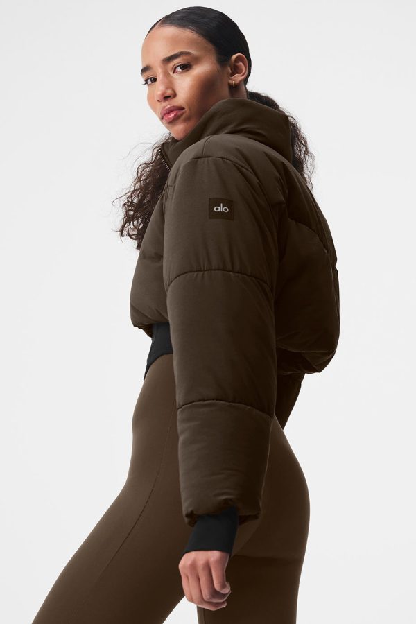 Main Act Corset Puffer ?C Espresso/Black
