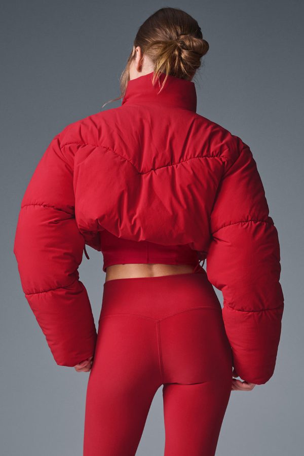 Main Act Corset Puffer ?C Bold Red