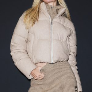 Cashmere Alpine Puffer ?C Flax Heather/Silverwood
