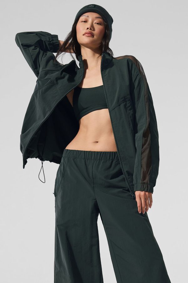 Origin Full-Zip Track Jacket ?C Charcoal Green