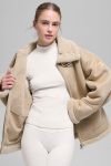 Faux Shearling Grand Jacket ?C Woodland Tan