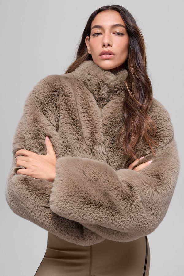 Faux Fur Allure Jacket ?C Oat